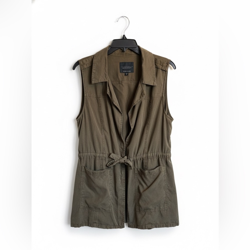 Sanctuary Olive Sleeveless Vest M